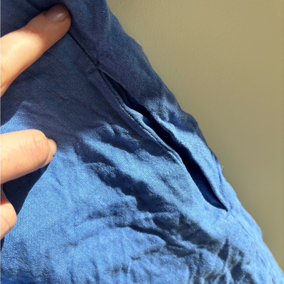 SOLD Not Perfect Linen Mama Dress - Picture 3 of 5